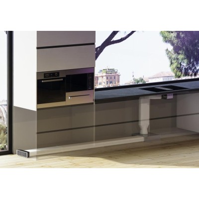 Kolfilter till bänkintegrerade modeller, monteras i sockel, tvättbart