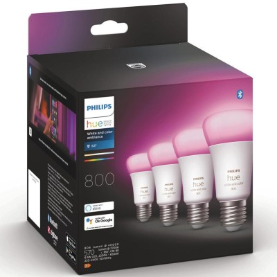 Philips Hue - White Color Ambiance E27 4-pack - 929002489604