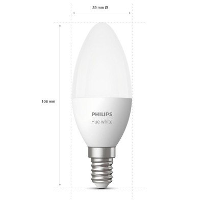 Philips Hue - White E14 Kron 1-pack - 929003021101