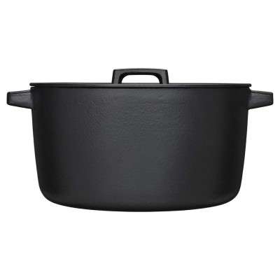 Gryta med lock Folken 6 L emaljerad