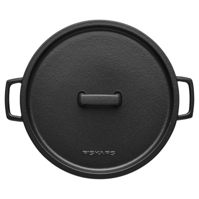 Fiskars - Gryta med lock Folken 6 L emaljerad - A15938