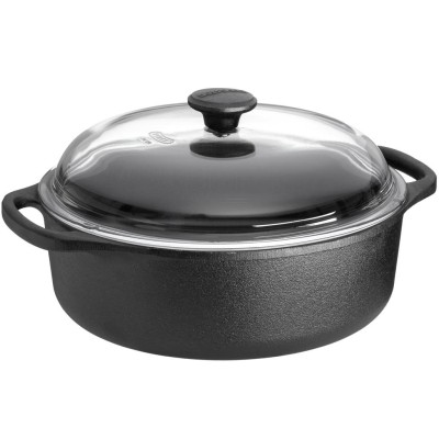 Skeppshult - Gryta rund 3 liter med glaslock - 0310