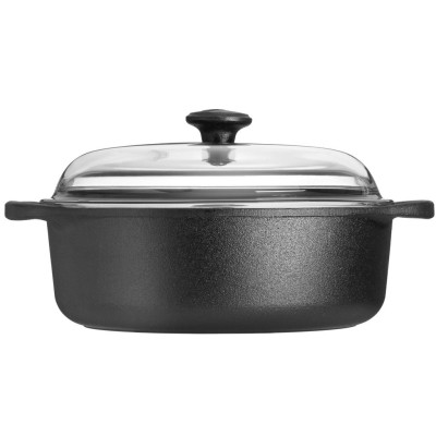 Skeppshult - Gryta rund 3 liter med glaslock - 0310