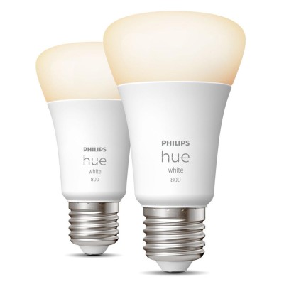 Philips Hue - White E27 A67 800lm 2-pack - 929001821623