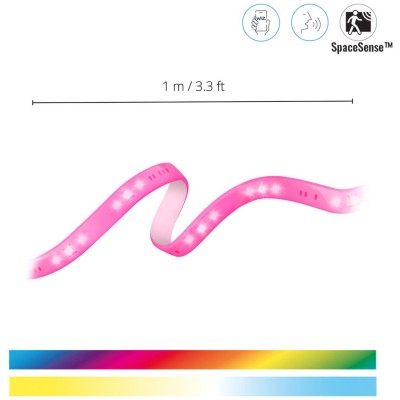 WiZ - WiFi LED-Strip 1m förlängning 880lm - A12499