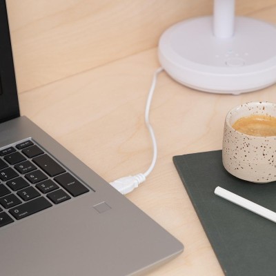 Tristar - Laddbar Bordsfläkt Vit - A13656