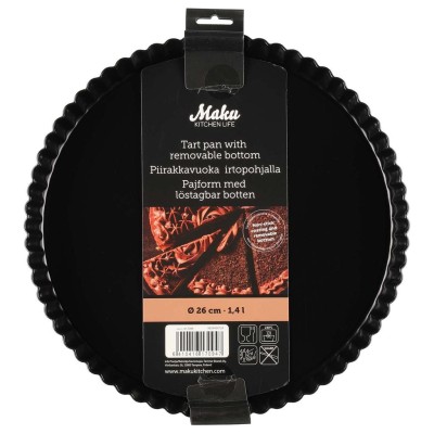 Pajform med löstagbar botten