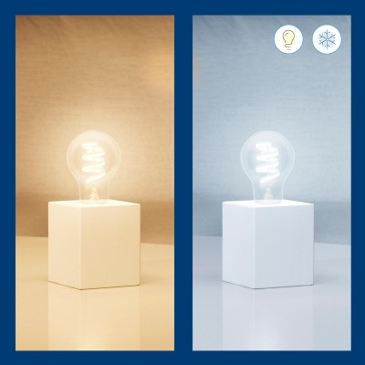 WiZ - WiFi Smart LED E27 40W Filament Färg + Varm-kallvit 470lm - A10775