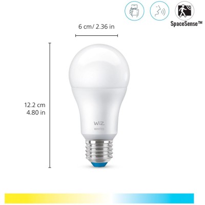 WiZ - WiFi Smart LED E27 60W 806lm Varm-kallvit 1-pack - A13068