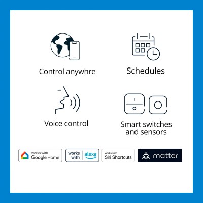WiZ - WiFi Smart LED GU10 50W 345lm Varm-kallvit 2-pack - A13072