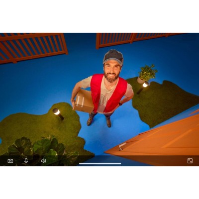 WiZ - WiFi Smart Vägglampa Utomhus med inbyggd kamera - A13057