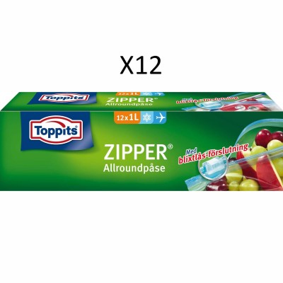 Toppits - ZIPPER 1L   12st DFP - 191301