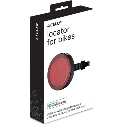 Celly - Bikelocator Cykelreflex med inbyggd Smart tag finder - A12132