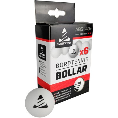 SportMe - Bordtennisbollar 6 St Vita - A14173