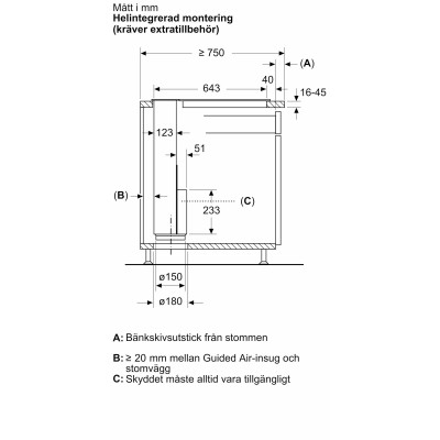 Bosch - DSZ1WW1M1 - Installationstillbehör