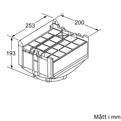 Bosch - DWZ0XX0J5 - Long-life Kolfiltersats, grundutrustning