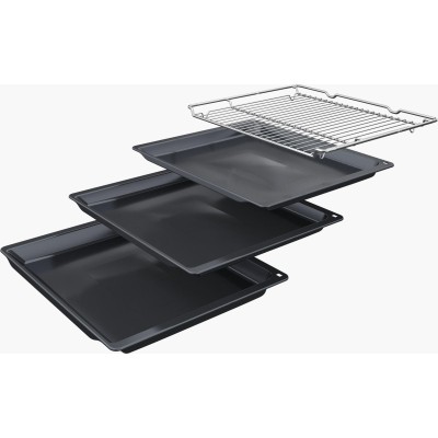 Bosch - HBA530BW0S - Serie 2, Inbyggnadsugn, 60 x 60 cm, Vit