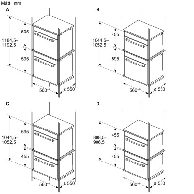 Bosch - HEZ6BMA00 - mellanskiva, 12 x 511 x 555 mm