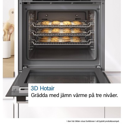 Bosch - HLN39A020 - Serie 4, Spis med induktionshäll, Vit