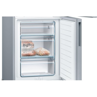 Bosch - KGV332LEA - Serie 4, Kombinerad kyl/frys, 176 x 60 cm, Inox-Look