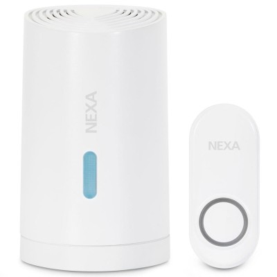 Trådlös dörrklocka Batteridriven MLR-1922/SET Vit