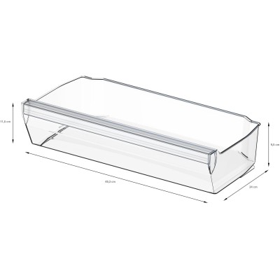 Bosch - KUL22ADD0 - Serie 6, Inbyggnadskylskåp med frysfack, 82 x 59.8 cm, Platta gångjärn med mjukstängning