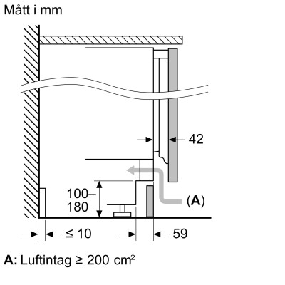 Bosch - KUL22ADD0 - Serie 6, Inbyggnadskylskåp med frysfack, 82 x 59.8 cm, Platta gångjärn med mjukstängning