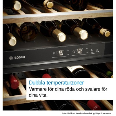 Bosch - KWK16ABGB - Serie 6, Fristående vinkyl