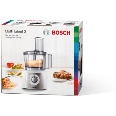 Bosch - MCM3110W - Matberedare, MultiTalent 3, 800 W, Vit, vit