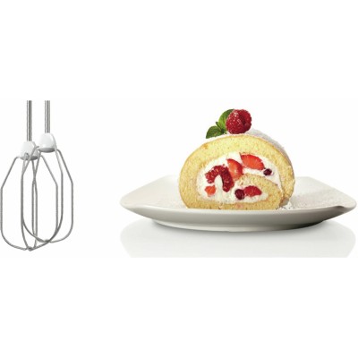 Bosch - MFQ24200 - Elvisp, CleverMixx, 400 W, Vit, borstad rostfritt stål