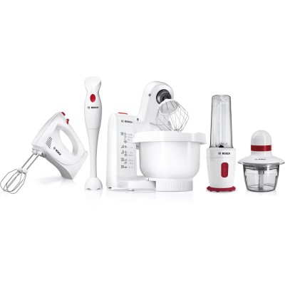 Bosch - MSMP1000 - Stavmixer, YourCollection, 350 W, Vit, Djupröd