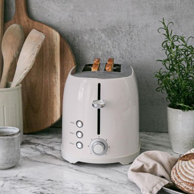 Champion - Brödrost 2 skivor 800W BR610 Creme White Series - CHBR610