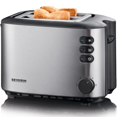 Severin - Brödrost 2 Skivor Rostfri AT2514 - A15200