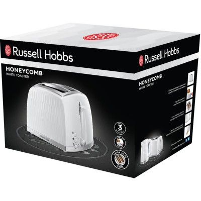 Russell Hobbs - Brödrost 2skivors 26060-56 Honeycomb Toaster - 23871034003