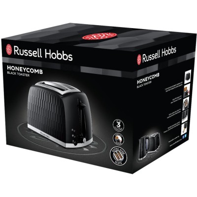 Russell Hobbs - Brödrost 2skivors 26061-56 Honeycomb Toaster - 23872034003