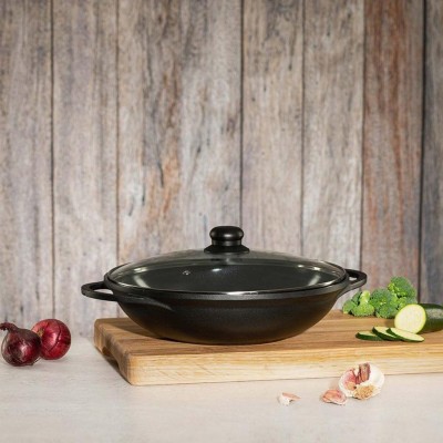 Wokpanna 32 cm Gjuten Aluminium