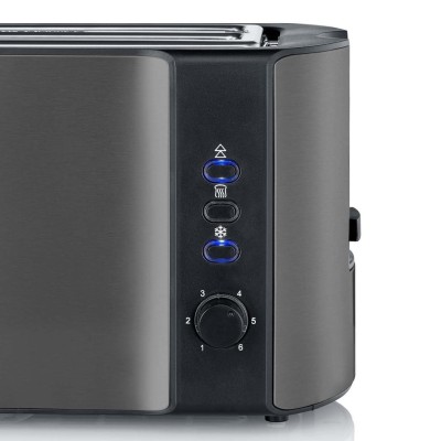 Severin - Brödrost 4-skivig inkl bulltråg AT9341 - A15772