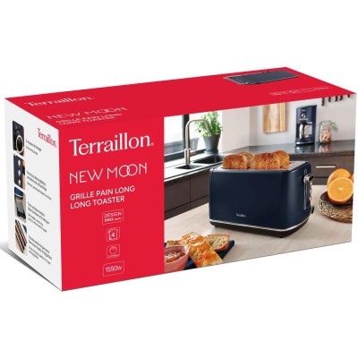 Terraillon - Brödrost New Moon 4 skivor 1550W - A14479