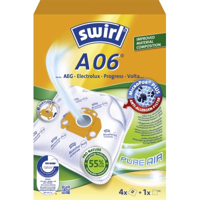 Swirl - Dammsugarpåsar A06  OBS 3X4ST   3ST DFP - 99744