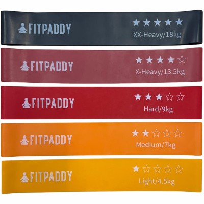 Fitpaddy - Elastiska Band Set 5st - A12927