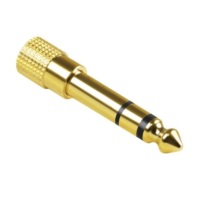 Audioadapter 6,3mm hane - 3,5mm hona