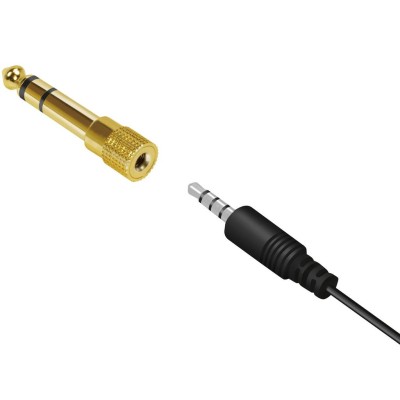 LogiLink - Audioadapter 6,3mm hane - 3,5mm hona - A15265