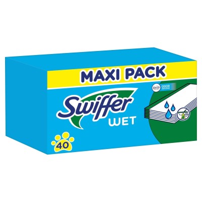 Swiffer - Fuktiga rengöringsdukar för golv 40st Husdjur - A14536
