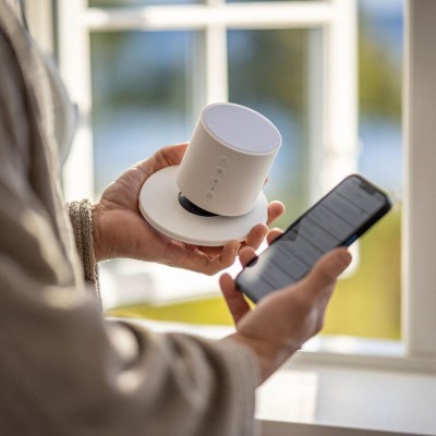 Sharper Image - Bathroom Shower Bluetooth Speaker with Magnetic Mount - A11454