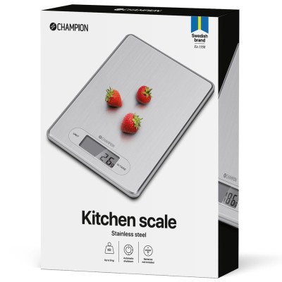 Champion - Köksvåg Rostfri 5kg KV210 - CHKV210