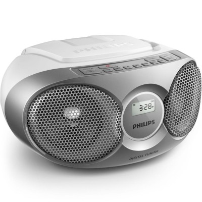 Boombox CD Radio AZ215S/12 Silver