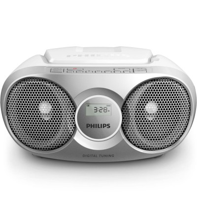 Boombox CD Radio AZ215S/12 Silver