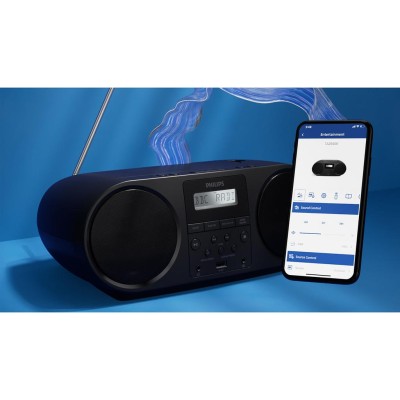 Philips - Boombox CD Radio Bluetooth TAZ6000/10 Svart - A14981