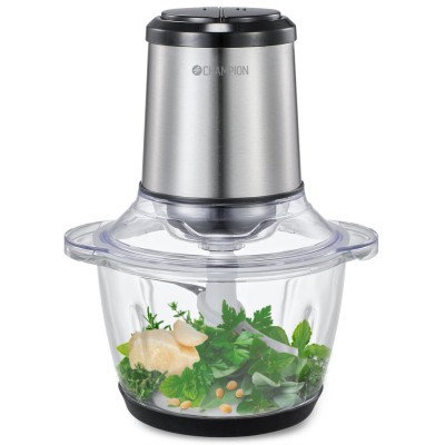 Champion - Mini Chopper 1,2L 400W Glasskål MC310 Rostfri - CHMC310