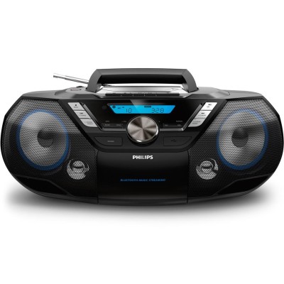 Philips - Boombox CD Radio Kassett USB Bluetooth AZB798T/12 Svart - A12961